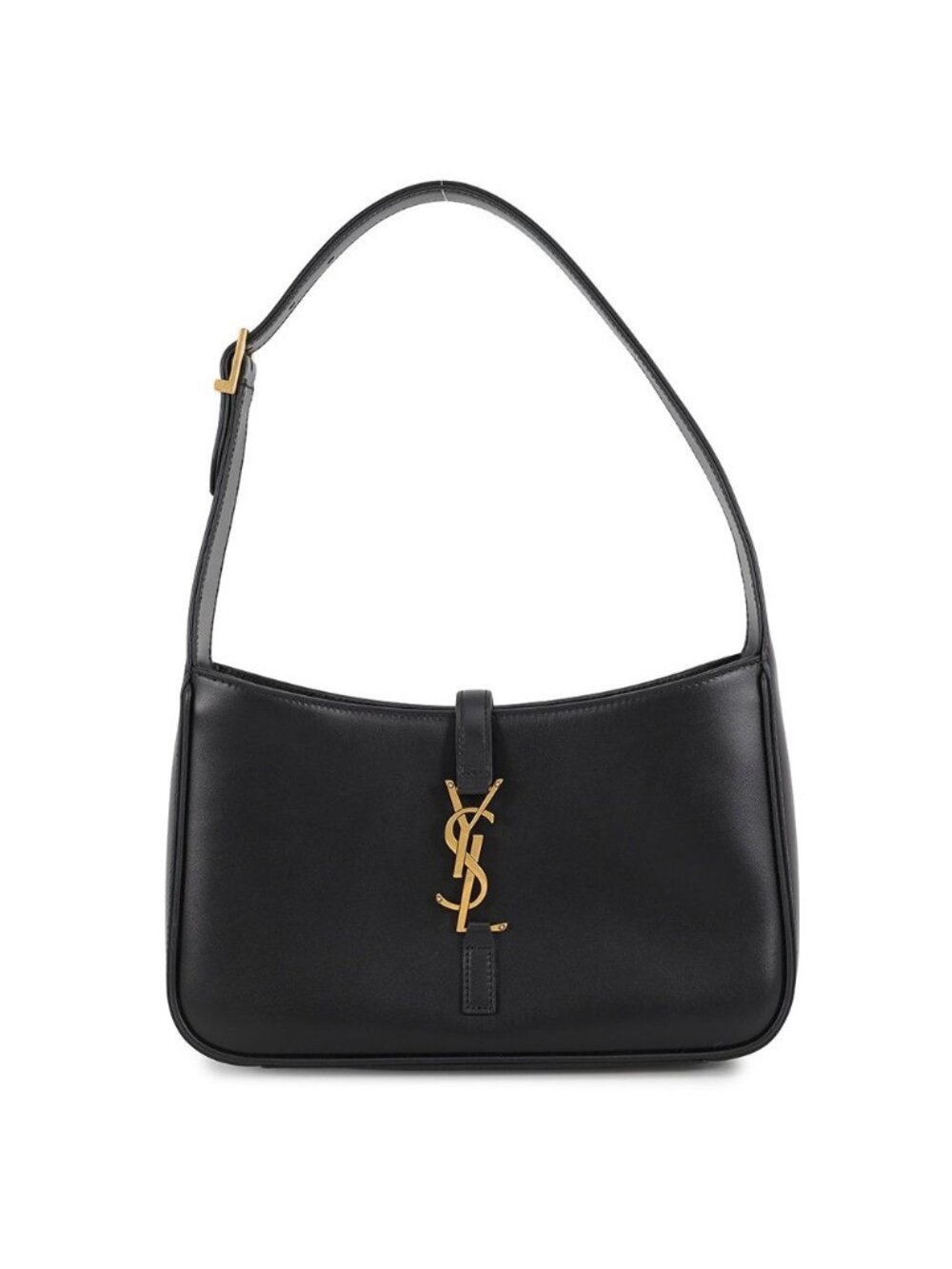 Saint Laurent Paris Handbag le 5 a 7 le Suncassette Calf Leather Black